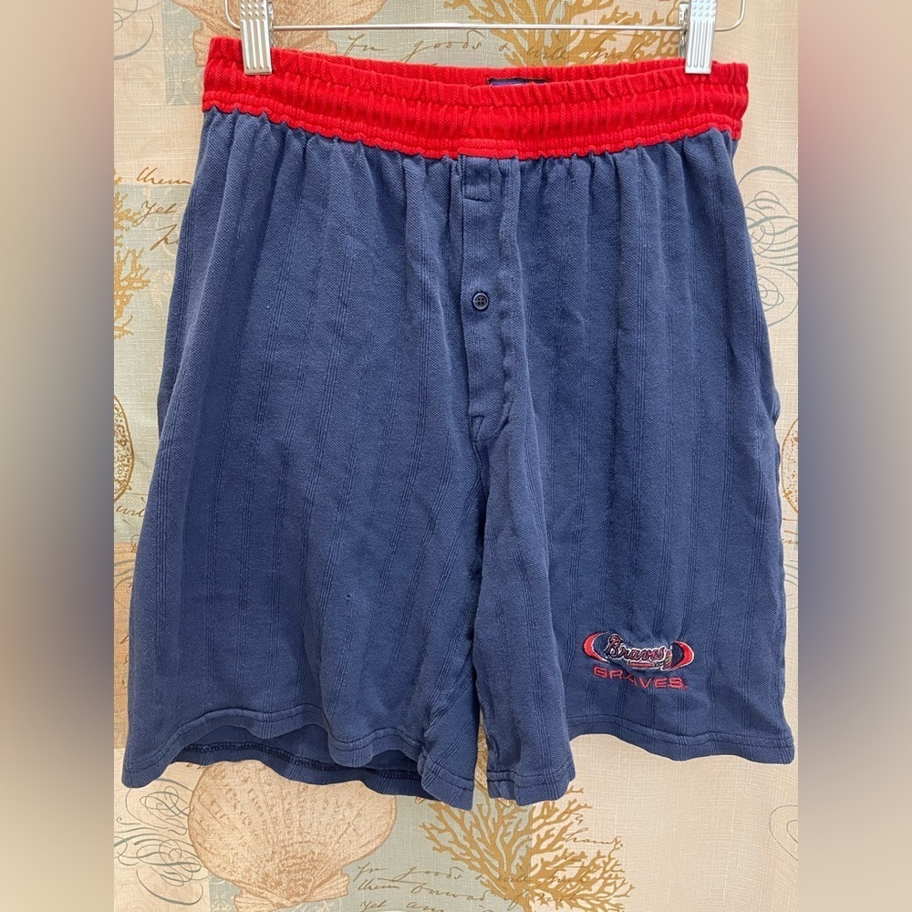 Atalanta Braves VTG 90’s Mens‎ Sport Concepts Logo Shorts *Flaw Athletic Med